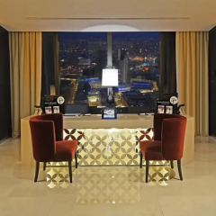Отель Amman Rotana 5* Стандартный номер с различными типами кроватей фото 7