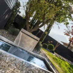 Отель Merangardenvilla Меран приотельная территория