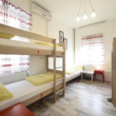 Hostel Temza Кровать в общем номере с двухъярусной кроватью фото 15