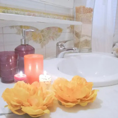 Отель Bed and Breakfast Aelita Италия, Чивитанова-Марке - отзывы, цены и фото номеров - забронировать отель Bed and Breakfast Aelita онлайн ванная