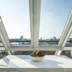 Отель Penthouse Stephansplatz Люкс с различными типами кроватей фото 11