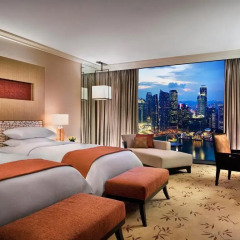 Отель Marina Bay Sands 5* Номер Делюкс с 2 отдельными кроватями