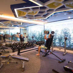 Отель The Beach Heights Resort фитнесс-зал