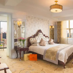 Отель Hangzhou Hua Chen International 4* Улучшенный номер с различными типами кроватей фото 15