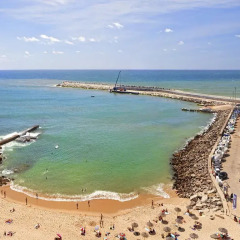 Отель Casa das Aguarelas пляж