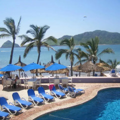 Отель Las Flores Beach Resort пляж фото 2
