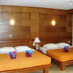 Отель D.R. Lanta Bay Resort 3* Бунгало с различными типами кроватей фото 9