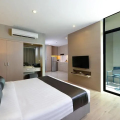 Отель At Mind Serviced Residence 4* Студия Делюкс с различными типами кроватей фото 3