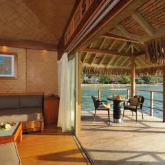 Отель InterContinental Resort and Spa Moorea 4* Бунгало с различными типами кроватей фото 6