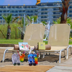 Отель Heaven Beach Resort & Spa - All Inclusive - Adults Only Сиде приотельная территория