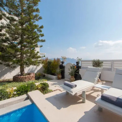 Отель Santorini Secret Suites & Spa 5* Вилла Junior с различными типами кроватей фото 21