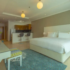 Отель Jannah Marina Bay Suites Студия с различными типами кроватей фото 3