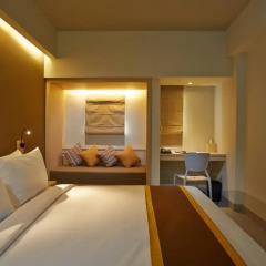 Отель Swiss-Belinn Legian 3* Улучшенный номер с различными типами кроватей фото 7