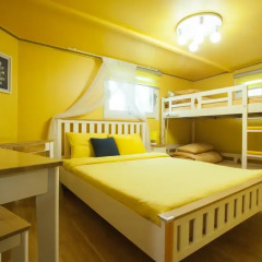 Отель Han River Guesthouse 2* Семейная студия с двуспальной кроватью фото 18