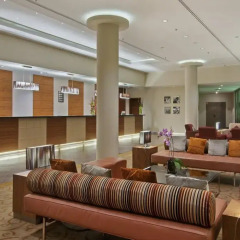 Отель Hilton Munich City 4* Стандартный номер с различными типами кроватей фото 7