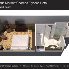 Paris Marriott Champs Elysees Hotel 5* Номер Делюкс с различными типами кроватей фото 4
