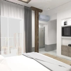 Отель Antigoni Beach Resort 4* Стандартный номер двуспальная кровать фото 10