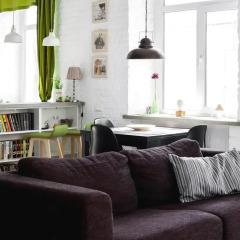 Гостиница Spacious Loft na Sovetskoy Апартаменты разные типы кроватей фото 26