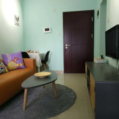 Апартаменты Shenzhen Wozhan Apartment K K Mall комната для гостей фото 3