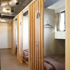 SAMURAIS HOSTEL Ikebukuro Кровать в общем номере с двухъярусной кроватью фото 8