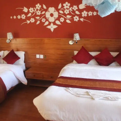 Отель Chitwan Forest Resort Непал, Саураха - отзывы, цены и фото номеров - забронировать отель Chitwan Forest Resort онлайн комната для гостей фото 3