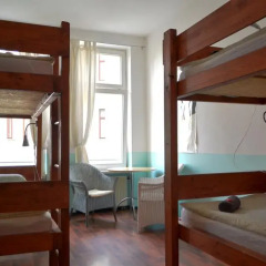 Отель Oskars Absteige Кровать в общем номере с двухъярусной кроватью фото 4