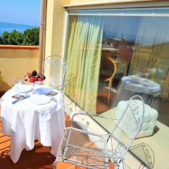 Hotel Scilla 3* Стандартный номер двуспальная кровать фото 19