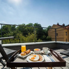 Отель Occidental Praha Five 4* Стандартный номер с различными типами кроватей фото 17