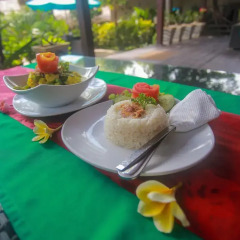 Отель Balangan Sea View Bungalow питание