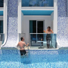 Ocean Blue High Class 4* Стандартный номер с различными типами кроватей фото 24