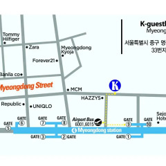 Отель K-Guesthouse Myeongdong 2 Южная Корея, Сеул - отзывы, цены и фото номеров - забронировать отель K-Guesthouse Myeongdong 2 онлайн городской автобус