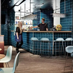 Апартаменты Europahuset Apartments гостиничный бар