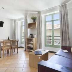 Отель Odalys City Nice Le Palais Rossini Апартаменты разные типы кроватей фото 13