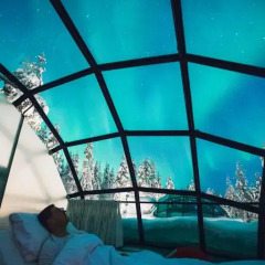 Отель Kakslauttanen Arctic Resort - Igloos and Chalets 4* Стандартный номер с различными типами кроватей фото 7