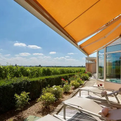 Отель Chateau Hotel & Spa Grand Barrail Франция, Сент-Эмильон - отзывы, цены и фото номеров - забронировать отель Chateau Hotel & Spa Grand Barrail онлайн балкон