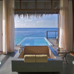 Отель Coco Bodu Hithi 5* Вилла разные типы кроватей фото 8