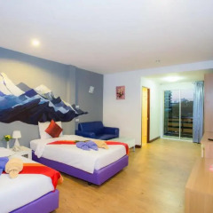 Отель Sea Breeze Jomtien Residence 3* Улучшенный номер с различными типами кроватей фото 4