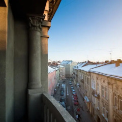 Гостиница Британский Клуб во Львове балкон