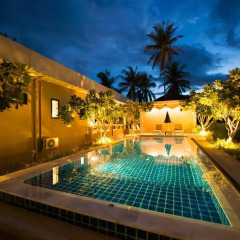 Отель Villa Na Pran, Pool Villa 3* Вилла с различными типами кроватей фото 25