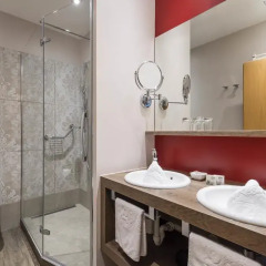 Отель Appartementhaus Residence Hirzer Тироло ванная
