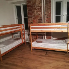 Отель The Penny Outpost Кровать в общем номере с двухъярусными кроватями фото 2