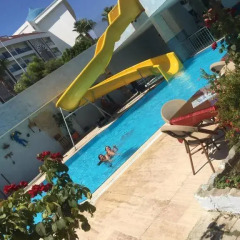 Отель Canlar Otel Сиде бассейн фото 2