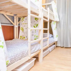 Гостиница Hostels Rus Golovinskiy Кровать в общем номере с двухъярусной кроватью фото 13