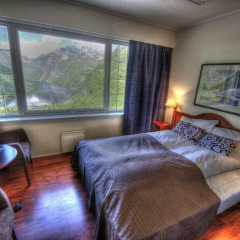 Отель Hotell Utsikten Geiranger - by Classic Norway 2* Стандартный номер с двуспальной кроватью фото 12