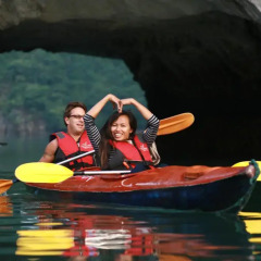 Отель Halong Lavender Cruises 3* Номер Делюкс с двуспальной кроватью фото 8