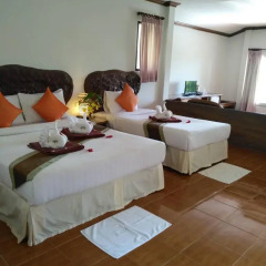 Отель Lanta Manda Resort 3* Улучшенное бунгало с различными типами кроватей фото 6