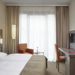 Отель InterCityHotel Leipzig 4* Стандартный номер с различными типами кроватей фото 4