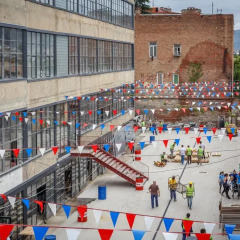 Fabrika Hostel & Suites Hostel Тбилиси спортивное сооружение