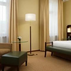 Гостиница Hilton Москва Ленинградская 5* Номер Делюкс с различными типами кроватей фото 18