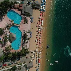 Отель Acapulco Beach Front Penthouse 30th Floor пляж